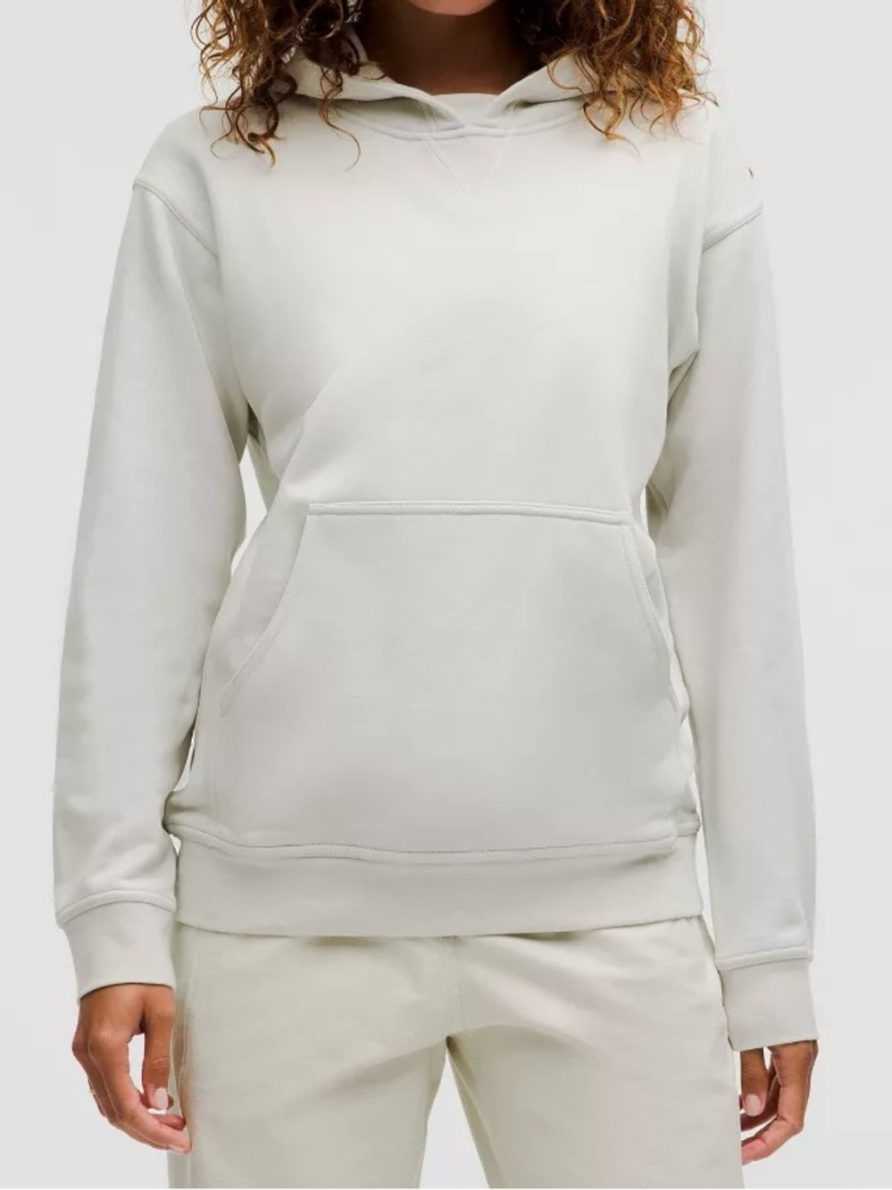 NWT Lululemon Women’s All Yours Hoodie Terry Pullover Size 6 Vapor Grey - Picture 10 of 11